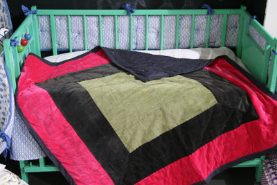 

Raghuraj Lifestyle Abstract  Crib Baby Blanket(Silk, Black