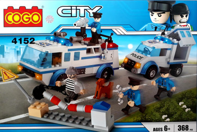 

COGO Police Set ( 4152 )(Multicolor)