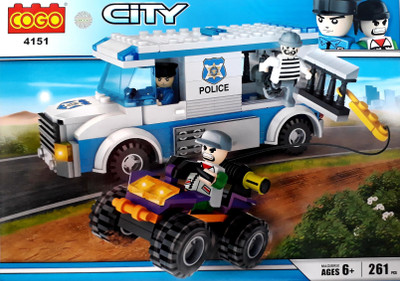 

COGO Police Set ( 4151 )(Multicolor)