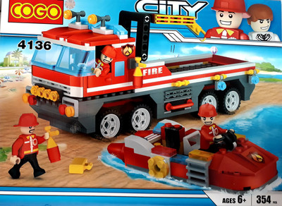 

COGO Fire ( 4136 ) Interloc00000000000king(Multicolor)
