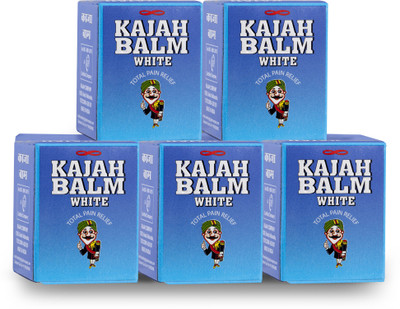 

Kajah White Ayurvedic 10gm (Pack of 5) Balm(10 g)