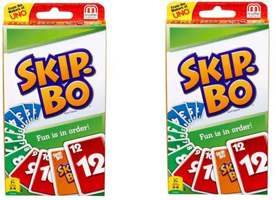 

Mattel Skib Bo Card Game Pack of 2(Green)