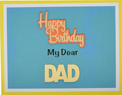 

SCRAPCARD BDD01 Greeting Card(Multicolor, Pack of 1)