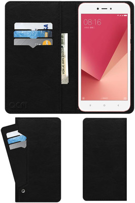 ACM Flip Cover for Mi Redmi Y1 Lite(Black, Cases with Holder, Pack of: 1)