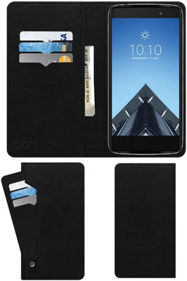 ACM Flip Cover for Alcatel Idol 4s(Black, Cases with Holder, Pack of: 1)
