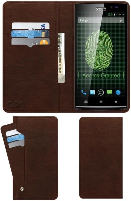 ACM Flip Cover for Xolo Q2100(Brown, Cases with Holder, Pack of: 1)