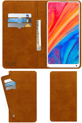 ACM Flip Cover for Mi Mix 2S(Gold, Cases with Holder, Pack of: 1)