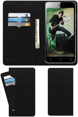 ACM Flip Cover for Micromax Canvas Spark 3 Q385(Black, Cases with Holder, Pack of: 1)