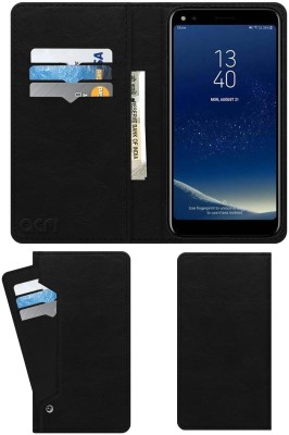 ACM Flip Cover for Micromax Canvas 1 2018(Black, Cases with Holder, Pack of: 1)