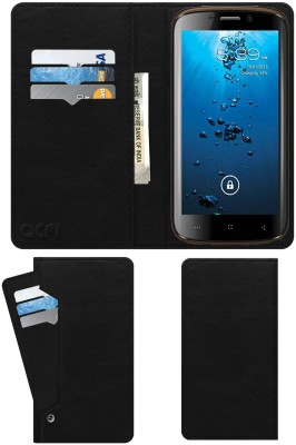 ACM Flip Cover for Spice Mi-530 Stellar Pinnacle(Black, Cases with Holder, Pack of: 1)