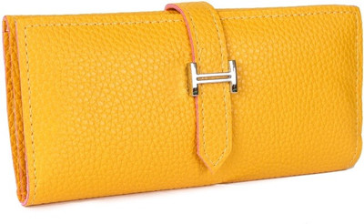

Kleio Casual Yellow Clutch