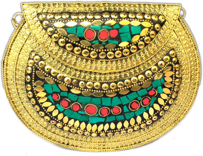 

Butterfly Party Gold Clutch