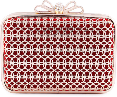 

Kleio Party Red Clutch