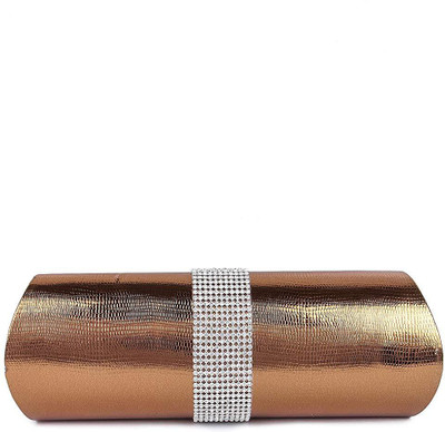 

Kleio Party Brown Clutch