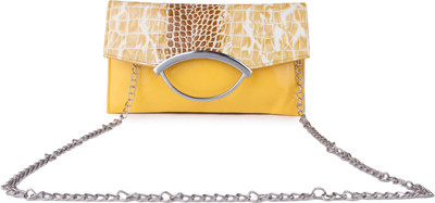 

Kleio Casual Yellow Clutch