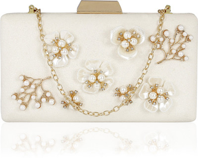 Kleio Party White Clutch
