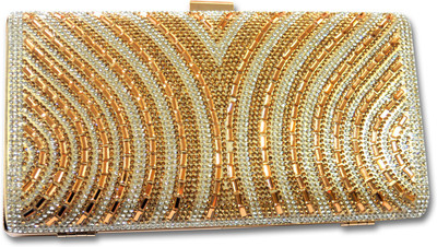 

Chipbeys Party Gold, Silver, White Clutch