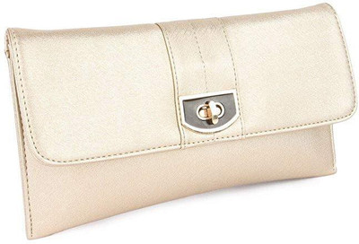 

Kleio Casual Gold Clutch