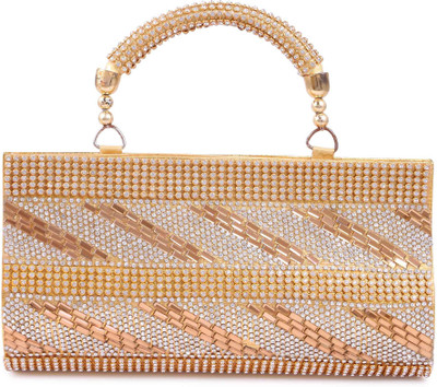 

samaa Party Gold Clutch