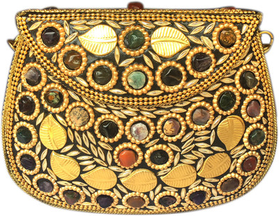 

Butterfly Party Gold Clutch