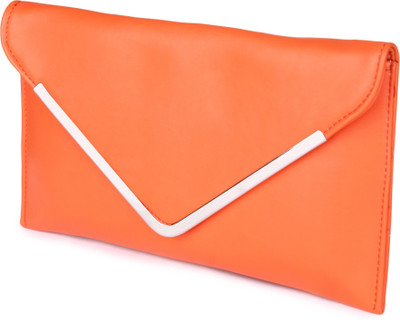 

Kleio Formal Orange Clutch