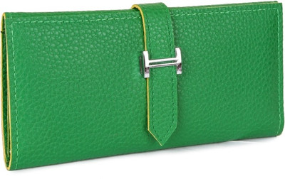 

Kleio Casual Green Clutch