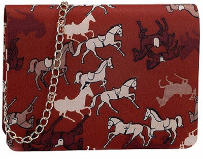 

Niche Party Maroon Clutch