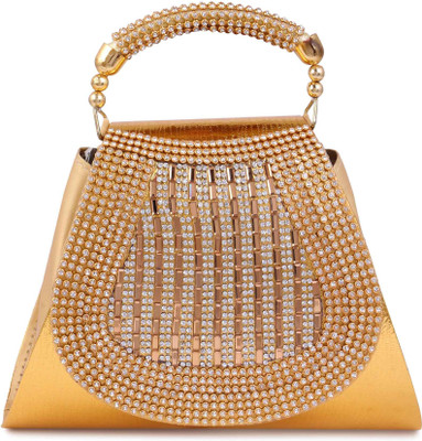

samaa Party Gold Clutch