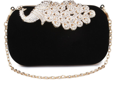 

Kleio Party Black Clutch