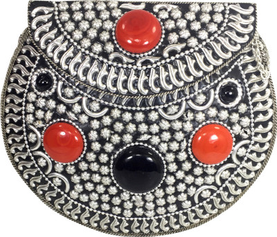 

Butterfly Party Silver, Black Clutch, Black;silver