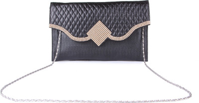 

Kleio Casual Black Clutch