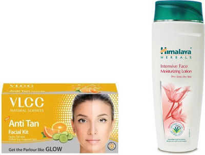 

Himalaya Intensive Face Moisturizing Lotion, Anti Tan Facial Kit(Set of 2)