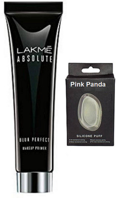 

Pinkpanda Silicone Puff, Absolute Blur Perfect Makeup Primer(Set of 2)