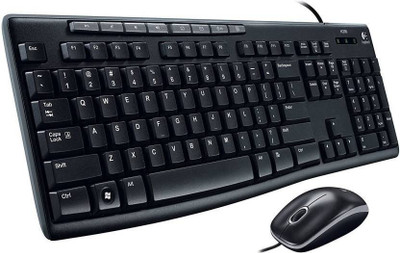 

Logitech MK200 Mouse & Wired USB Laptop Keyboard Combo Set