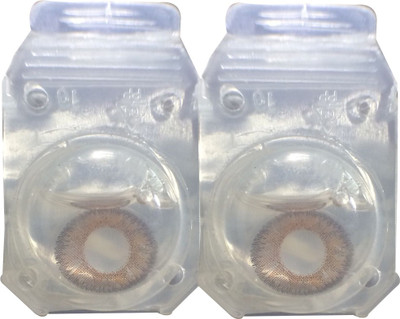 

Iconic Eye Sexy brown color lens Monthly Contact Lens(0.0, brown, Pack of 2)