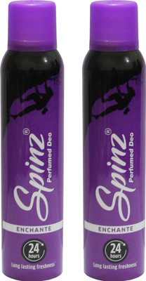 

Spinz Enchante Perfumed Deo Combo Body Spray - For Women(300 ml, Pack of 2)