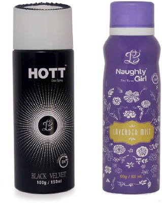 

Lyla Blanc Mens BLACK VELVET & LAVENDER MIST - (Set of 2, No Gas Deodorant for Couple) (150ml each) Body Spray - For Men(150 ml, Pack of 2)