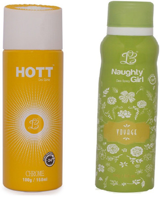 

Lyla Blanc Mens CHROME & VOYAGE - (Set of 2, No Gas Deodorant for Couple) (150ml each) Body Spray - For Men(150 ml, Pack of 2)