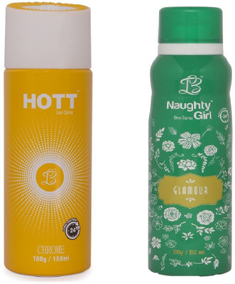 

Lyla Blanc Mens CHROME & GLAMOUR - (Set of 2, No Gas Deodorant for Couple) (150ml each) Body Spray - For Men(150 ml, Pack of 2)