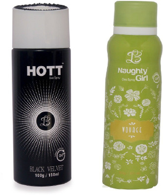 

Lyla Blanc Mens BLACK VELVET & VOYAGE - (Set of 2, No Gas Deodorant for Couple) (150ml each) Body Spray - For Men(150 ml, Pack of 2)