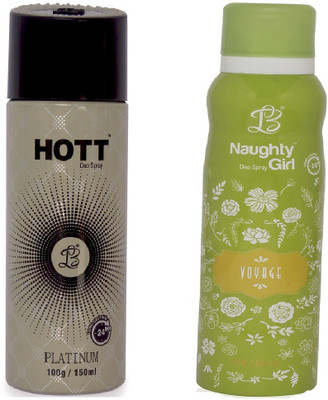 

Lyla Blanc Mens PLATINUM & VOYAGE - (Set of 2, No Gas Deodorant for Couple) (150ml each) Body Spray - For Men(150 ml, Pack of 2)