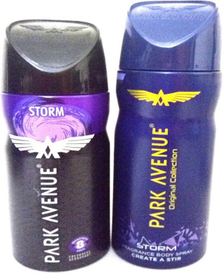

Park Avenue STORM Deodorant Spray - For Men(280 ml, Pack of 2)