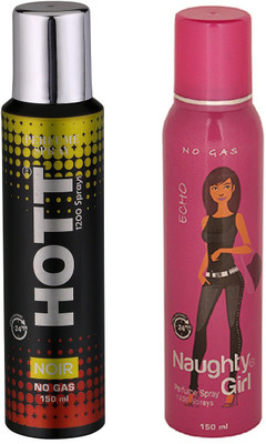 

Lyla Blanc Mens NOIR & ECHO - (Set of 2, No Gas Deodorant for Couple) (150ml each) Perfume Body Spray - For Men(150 ml, Pack of 2)