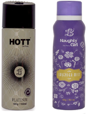 

Lyla Blanc Mens PLATINUM & LAVENDER MIST - (Set of 2, No Gas Deodorant for Couple) (150ml each) Body Spray - For Men(150 ml, Pack of 2)