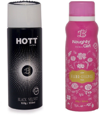 

Lyla Blanc Mens BLACK VELVET & FLEUR-ESSENCE - (Set of 2, No Gas Deodorant for Couple) (150ml each) Body Spray - For Men(150 ml, Pack of 2)