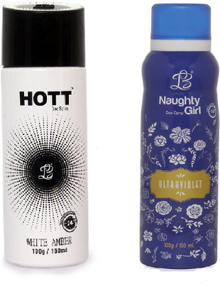 

Lyla Blanc Mens WHITE AMBER & ULTRAVOILENT - (Set of 2, No Gas Deodorant for Couple) (150ml each) Body Spray - For Men(150 ml, Pack of 2)
