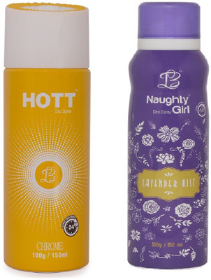 

Lyla Blanc Mens CHROME & LAVENDER MIST - (Set of 2, No Gas Deodorant for Couple) (150ml each) Body Spray - For Men(150 ml, Pack of 2)