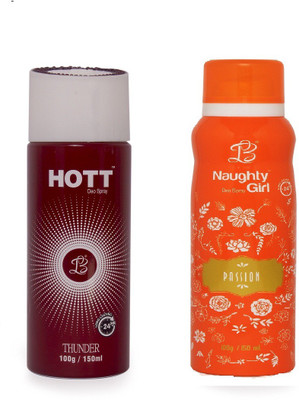 

Lyla Blanc Mens THUNDER & PASSION - (Set of 2, No Gas Deodorant for Couple) (150ml each) Body Spray - For Men(150 ml, Pack of 2)