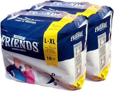 

Trendz Friends P Adult Diapers - L - XL(20 Pieces)