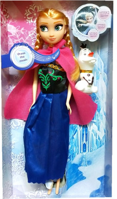 

TALKING GANESHA Beautiful Princesss Doll With Music & Small Choo Choo Snowtoy Doll For Girls - Multicolor(Multicolor)
